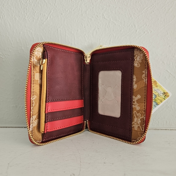 NWT Loungefly X One Piece Luffy Rope Full Zip Wallet - Picture 5 of 8